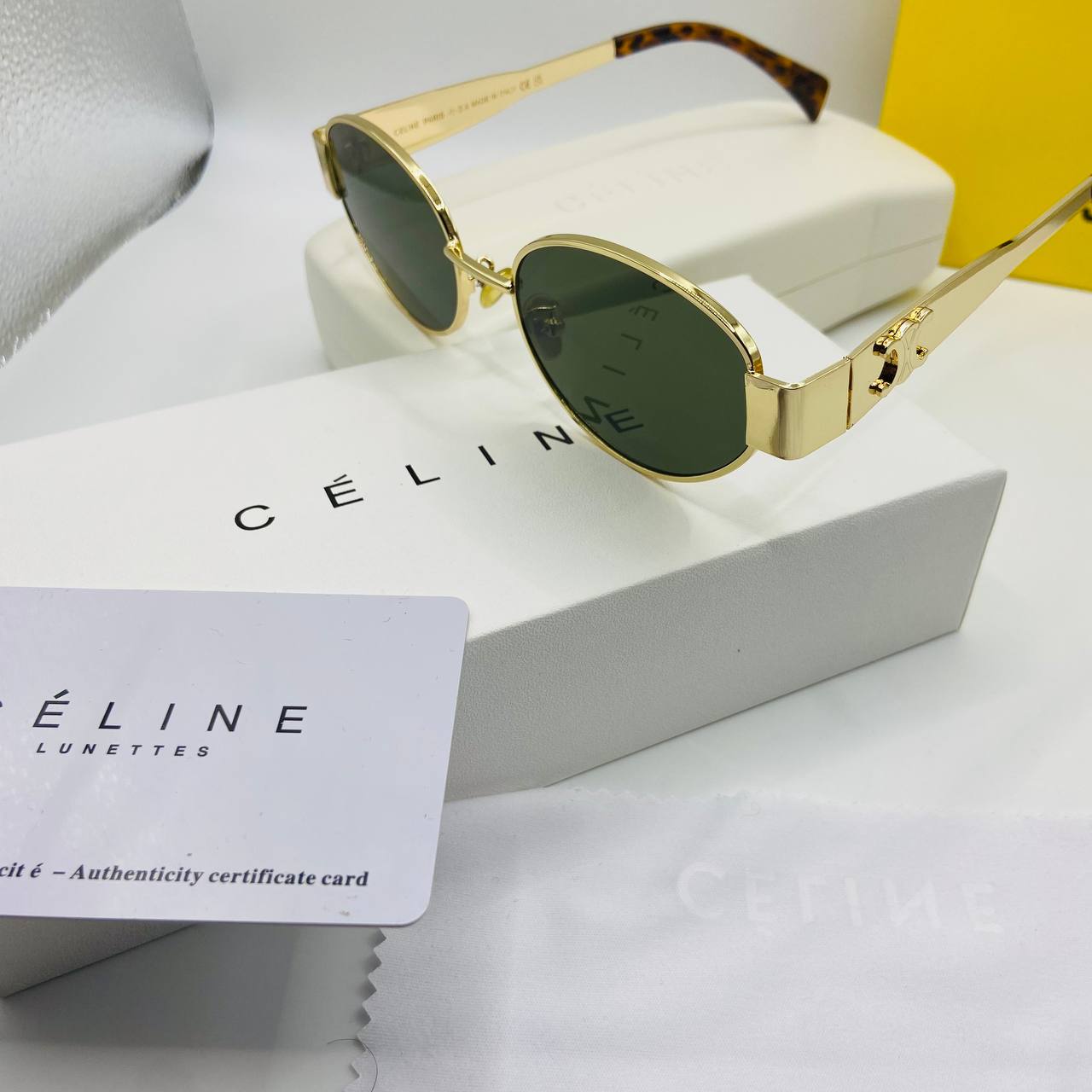 CELNE SUNGLASSES WITH BOX AND PAPERWORK to1809