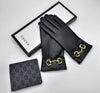 Gucc glove and wallet sets with box sa1809