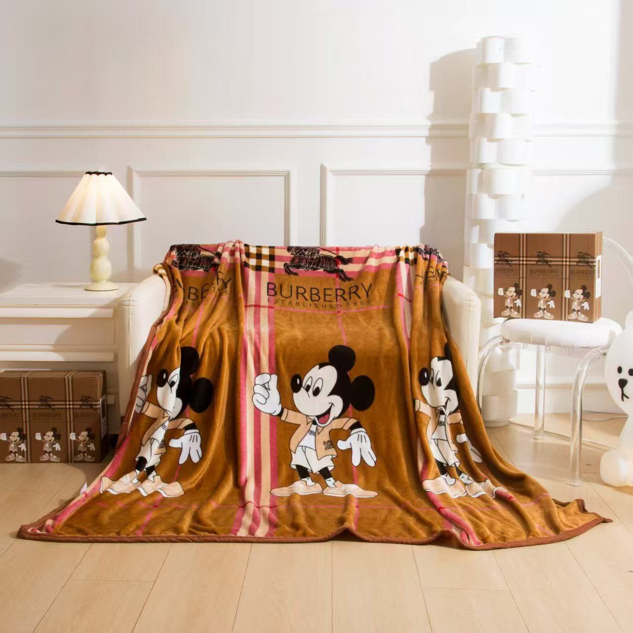 QUALITY THROW BLANKET WITH BOX ak2412