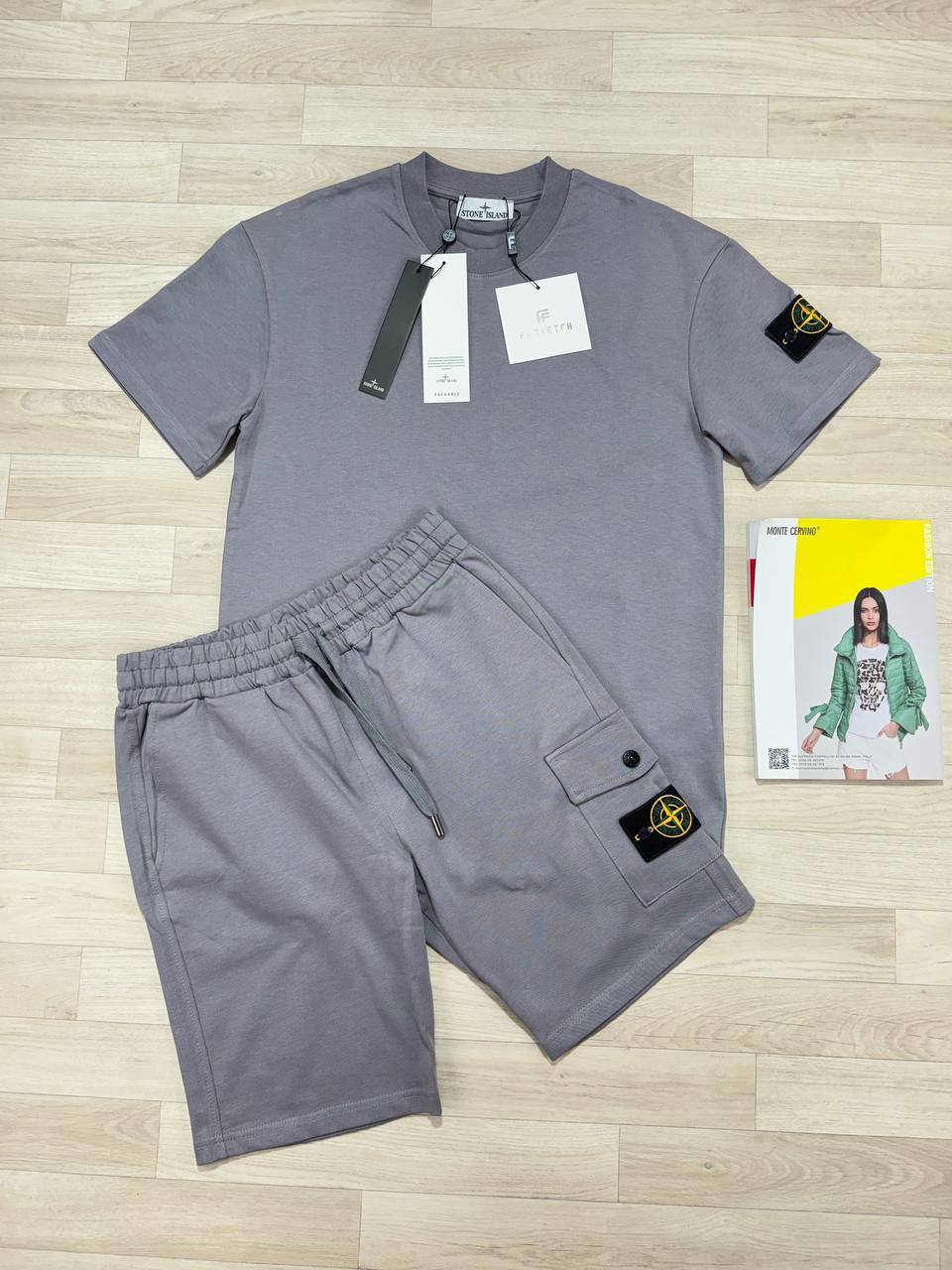Ston islan shorts set jj1004