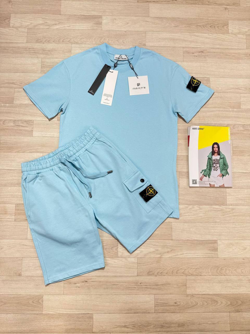 Ston islan shorts set jj1004