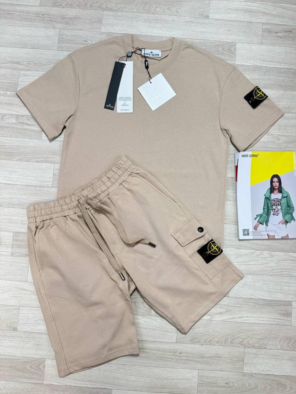 Ston islan shorts set jj1004