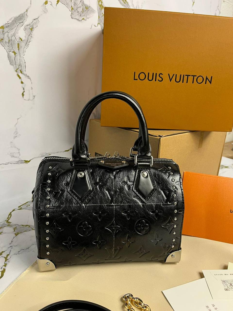 Ladies handbag LV Speedy 25 Trunk Bag am1304