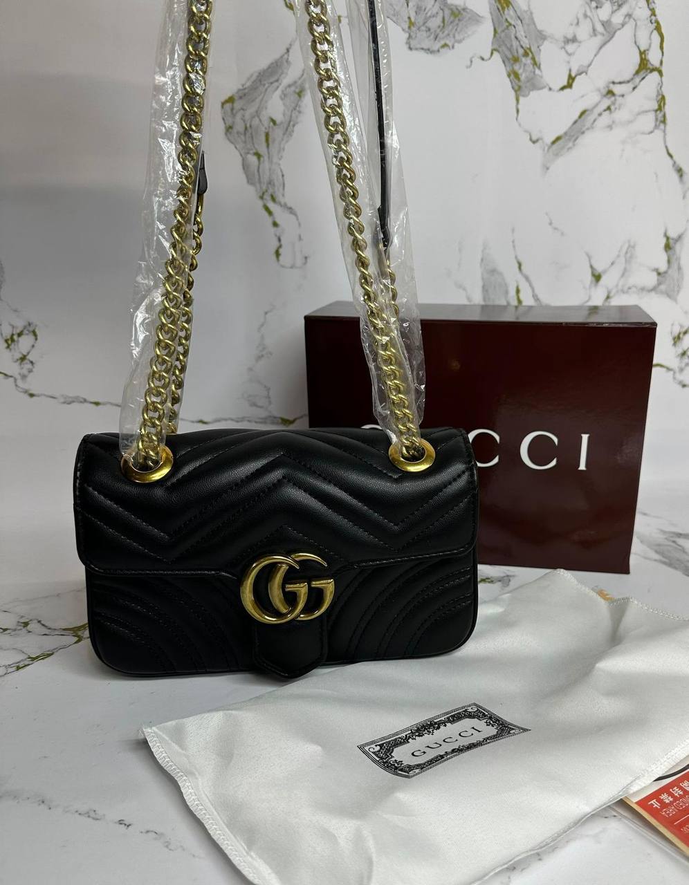 Gucc GG Marmont small shoulder bag quality am1304