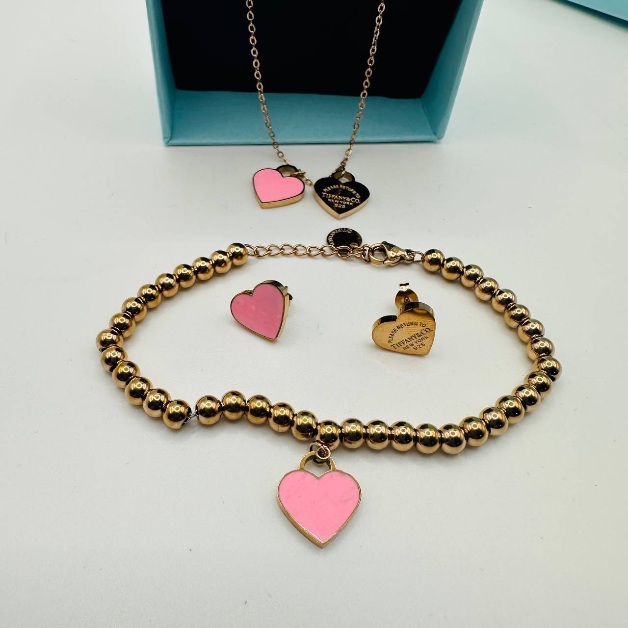 TIFFEN JEWELLERY SET (NECKLACE + EARINGS + BRACELET) AVAILABLE to2909