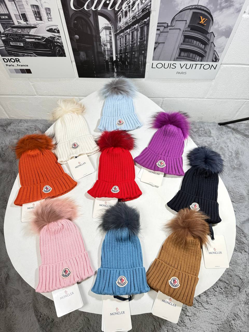 Ladies beanies Real fur 3009