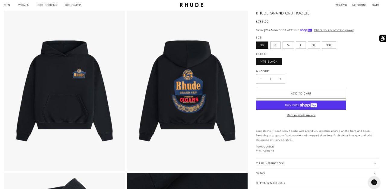 RHUD Hoodie na0210