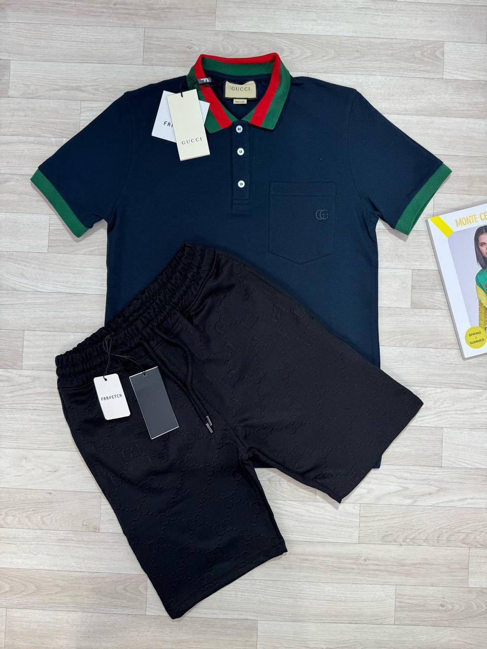 Gucc shorts set jj1604