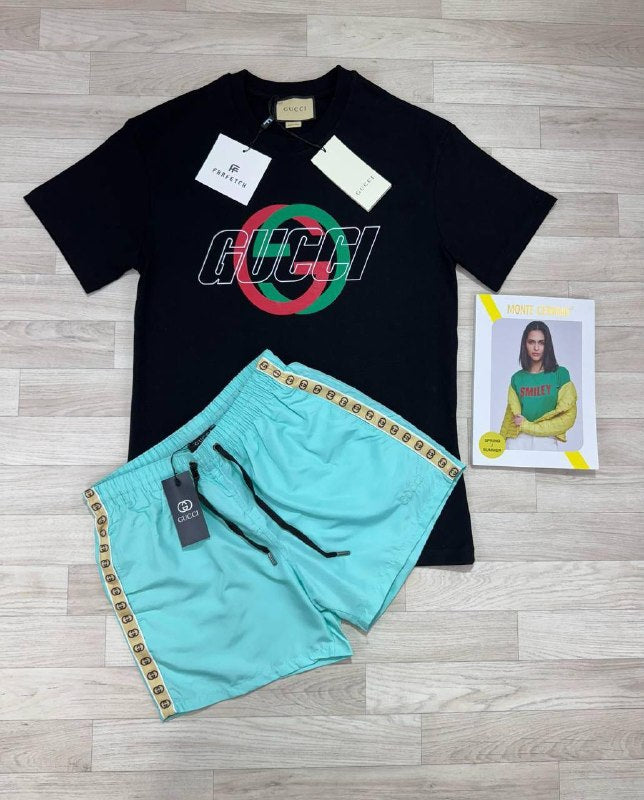 Gucc shorts set jj1604