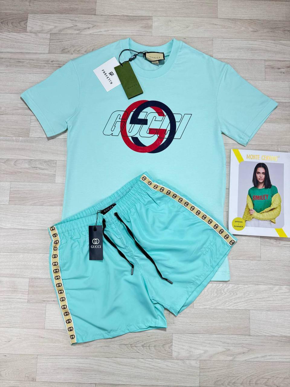 Gucc shorts set jj1604