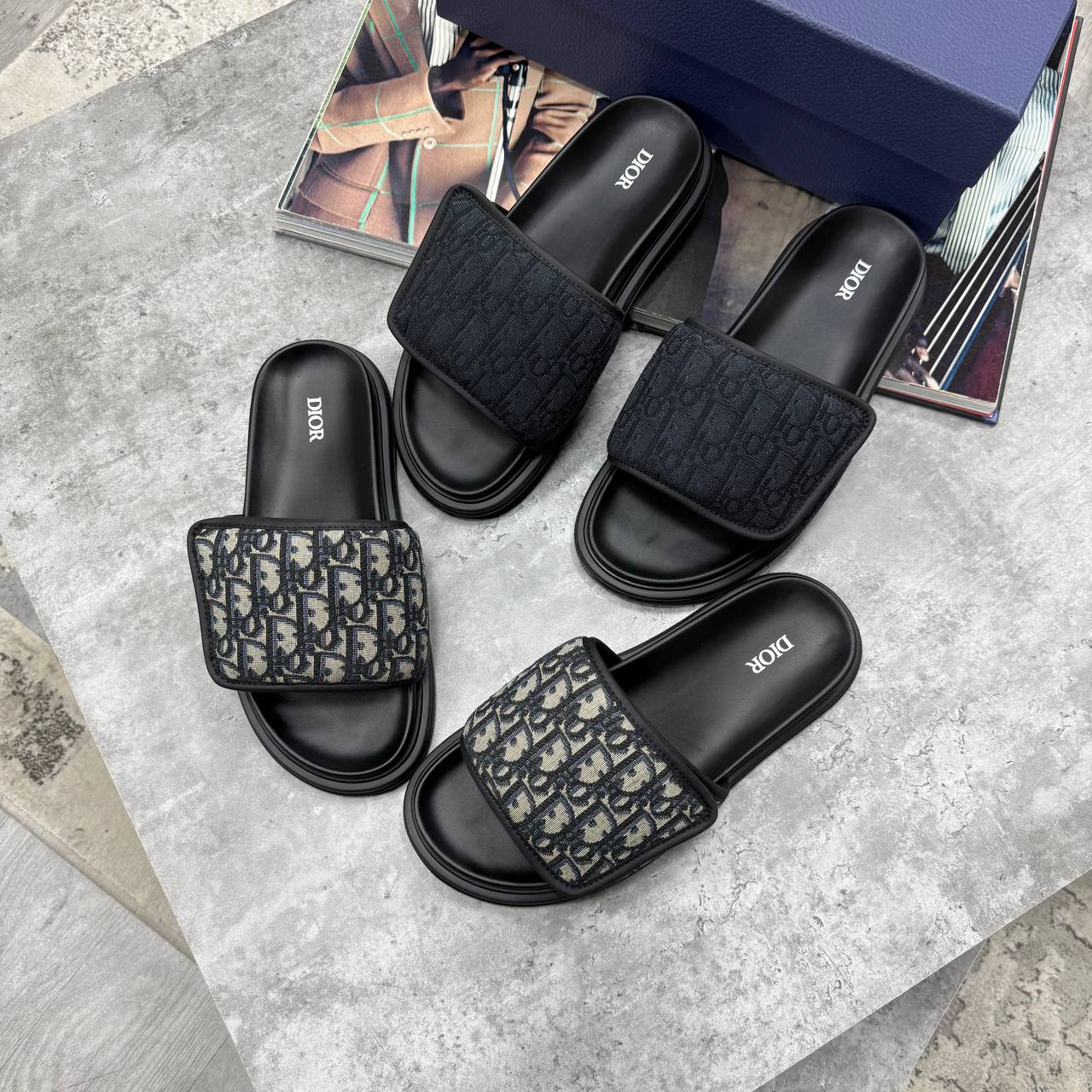 HIGH END DIO AQU SANDAL OBLIQU JACQUAR WITH FULL PACKAGING ETC jay2604