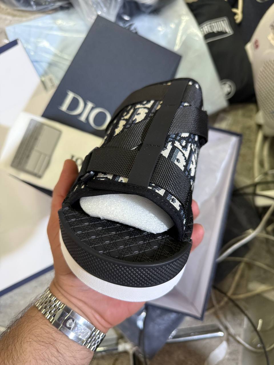 DIO ALPHA OBLIQUE SANDAL su0307