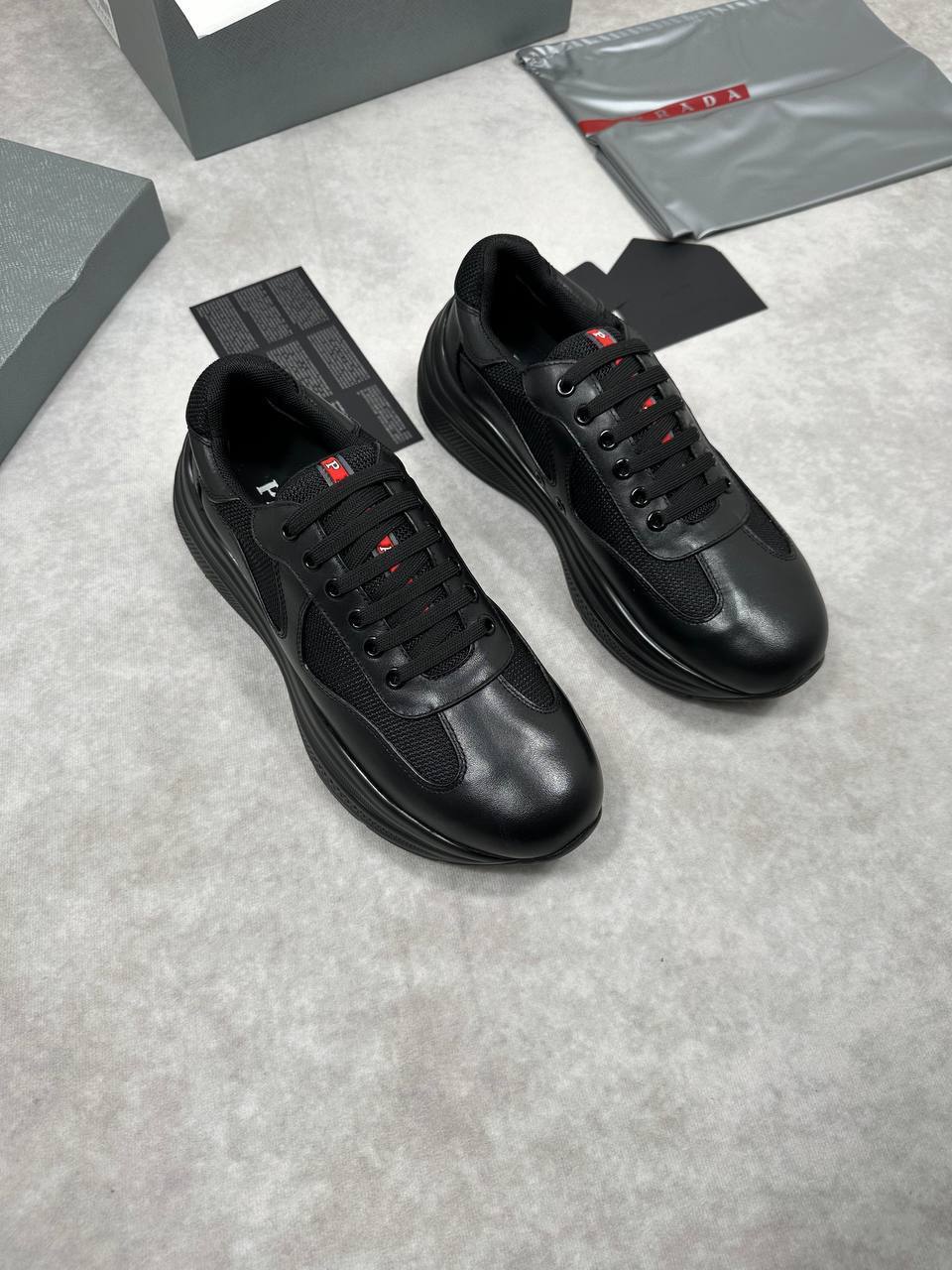 SUPER CLON MENS PRAD TRAINERS COME WITH BOX ETC am2104