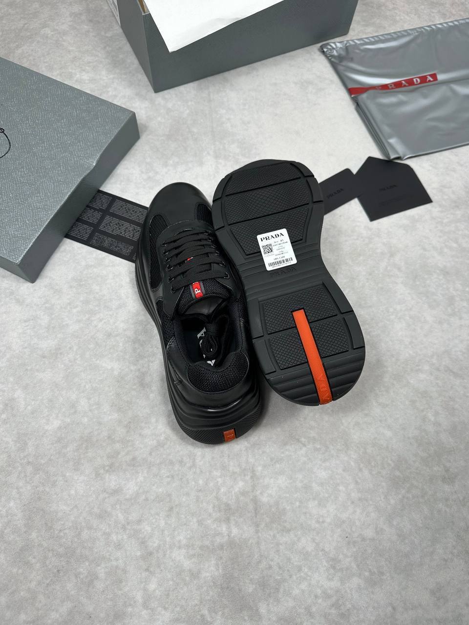 SUPER CLON MENS PRAD TRAINERS COME WITH BOX ETC am2104
