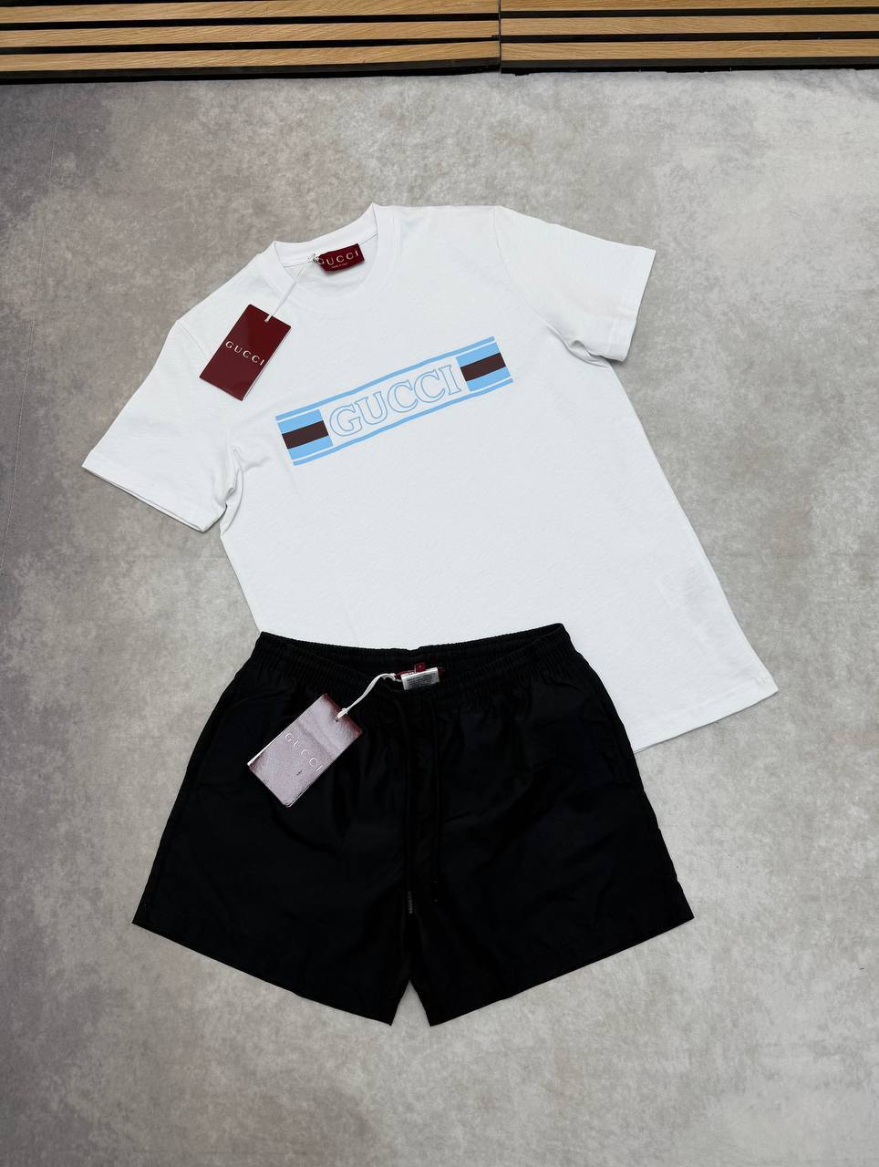 SUPER CLON GUCC SHORT SET am2104