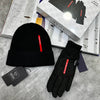 Top quality Prad hat and gloves set ha0910