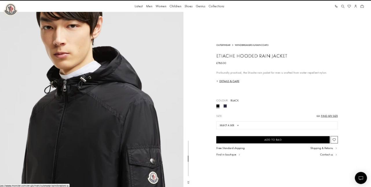 Moncle windbreaker am0307