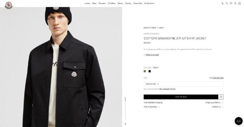 Restock Moncle overshirt sa0207