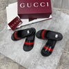 SUPER CLON MEN'S GUCC SLIDE SANDAL WITH WEB WITH FULL PACKAGING ETC jay1405