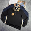 Burberr long sleev polo back in stock sa2404