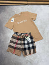 SUPER CLON BURBERR SHORT SET am2704