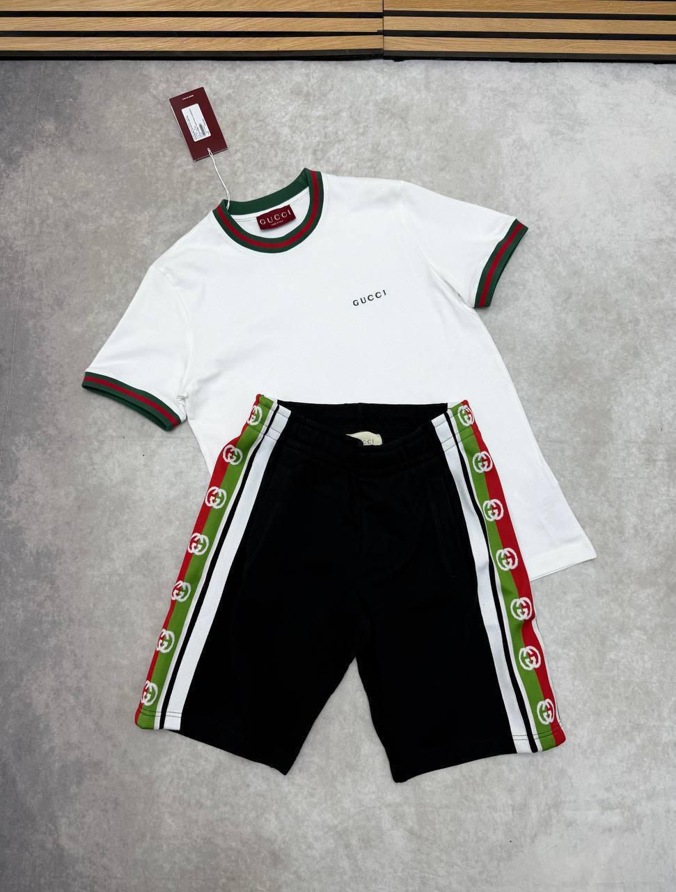 SUPER CLON GUCC SHORT SET am2704
