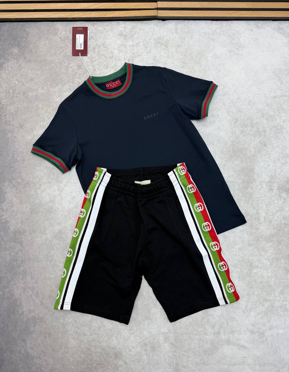 SUPER CLON GUCC SHORT SET am2704