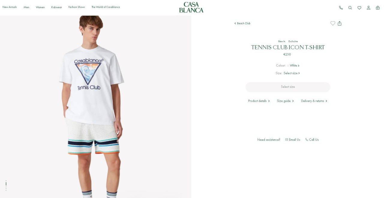 Casablanc T-shirts na0907