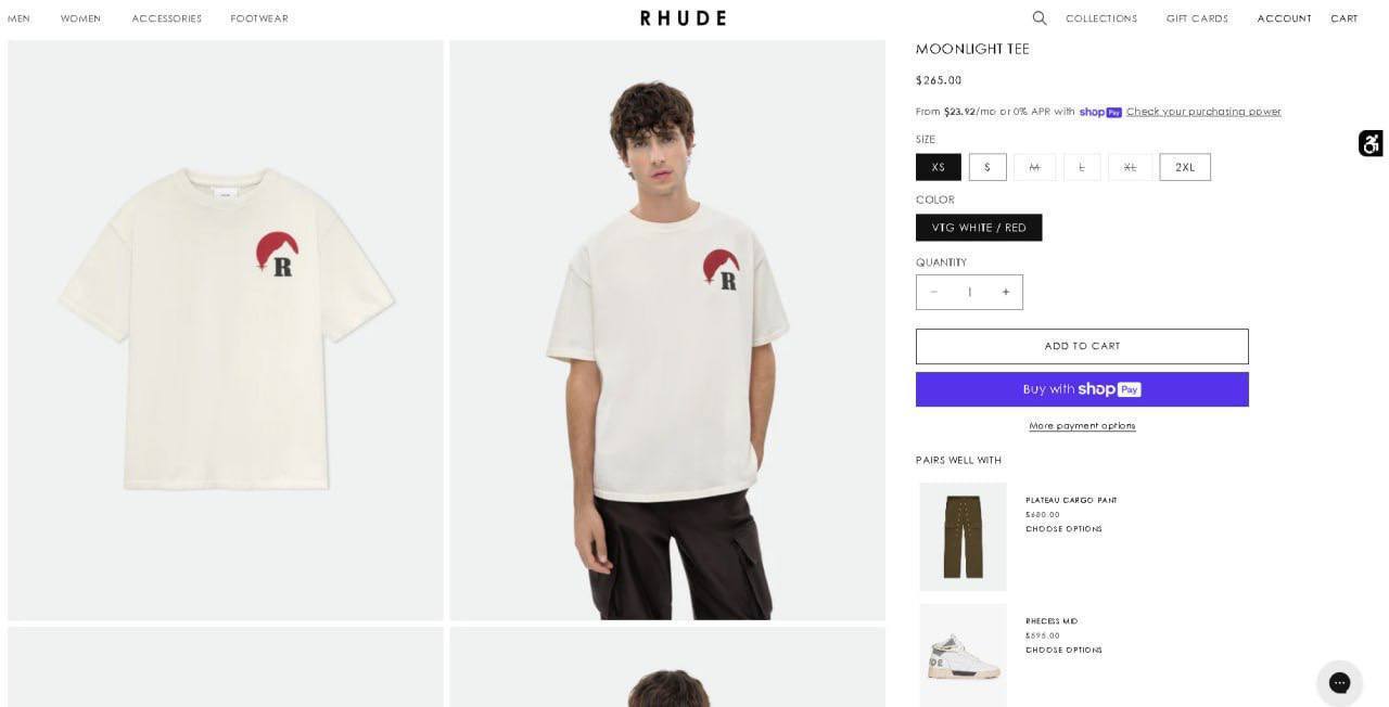 RHUD T-shirts na0907