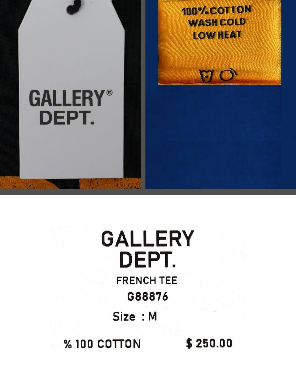GALLER DEPT T-SHIRT Oversized na1107