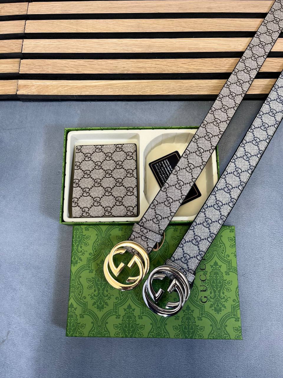 GUCC BELT AND WALLET SETS COME WITH BOX ETC am2904