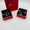Cartie earings and necklace set with packaging to2904