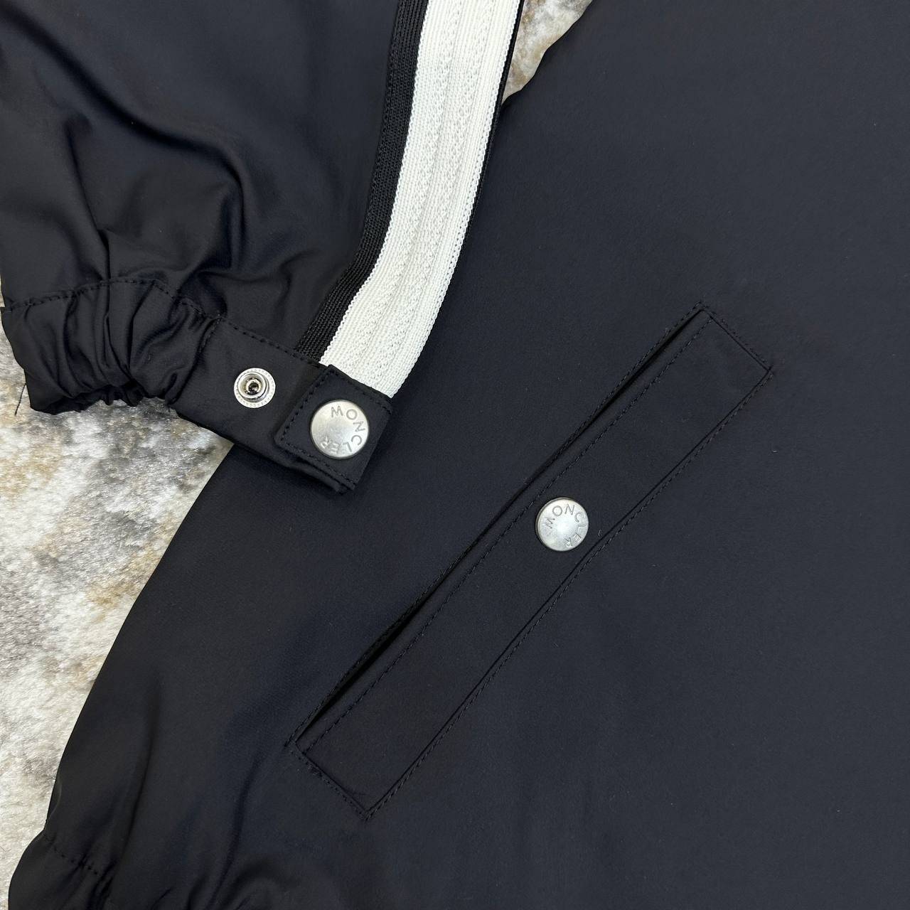 Top quality Moncler jacket  Navy and black ha1107