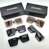SUPER CLON CHANE SUNGLASSES COME WITH BOX ETC am0305