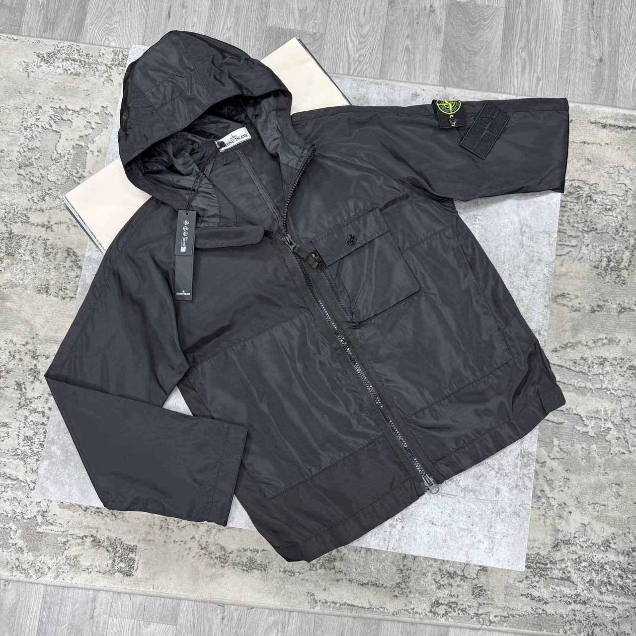 SUPER CLON STON JACKET WITH DOUBLE BADGE  jay0305
