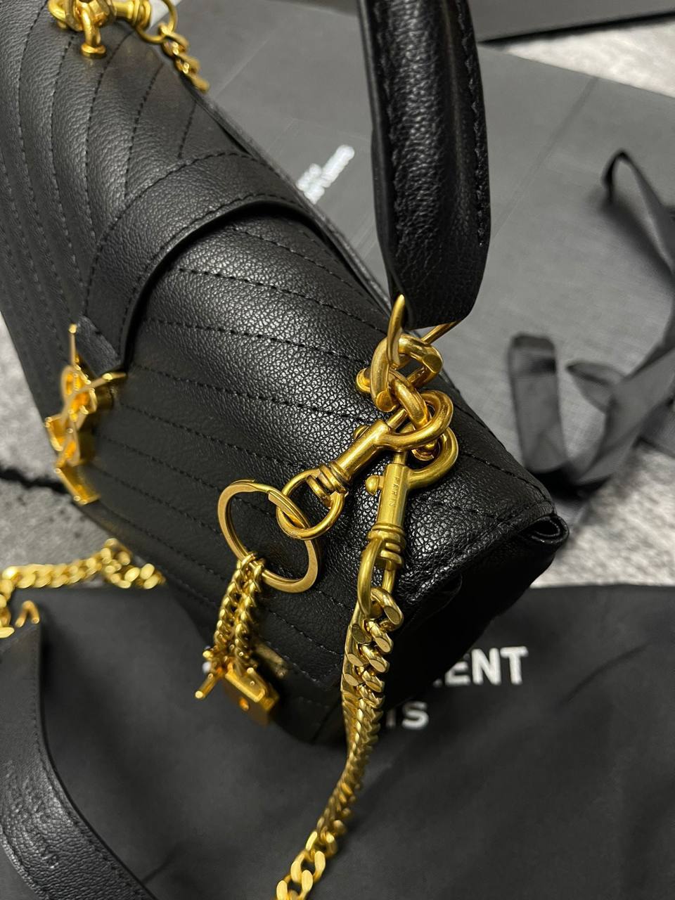 Import YSLI Bag Leather Quality Come With Dust Bag su2410