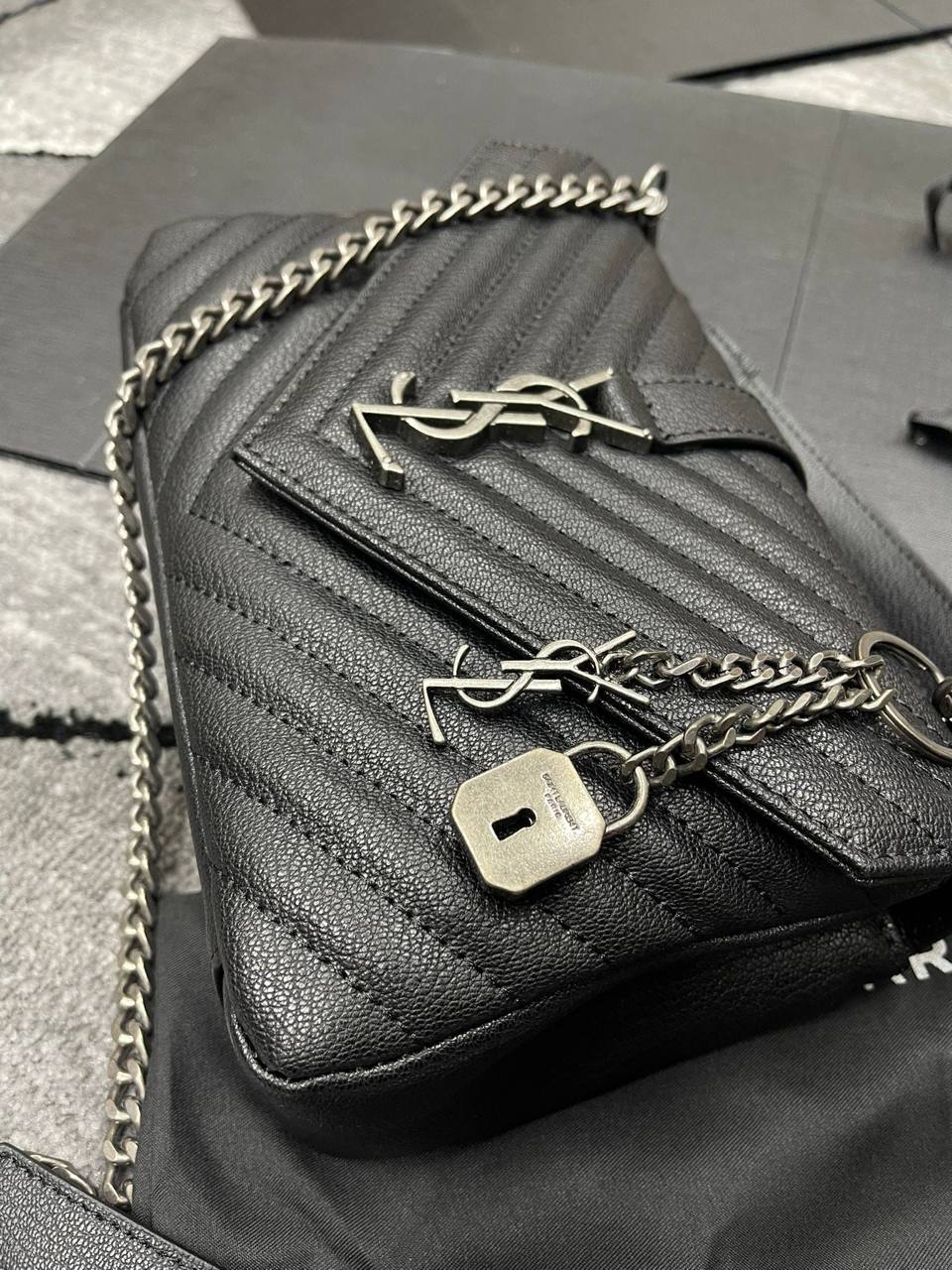 Import YSLI Bag Leather Quality Come With Dust Bag su2410