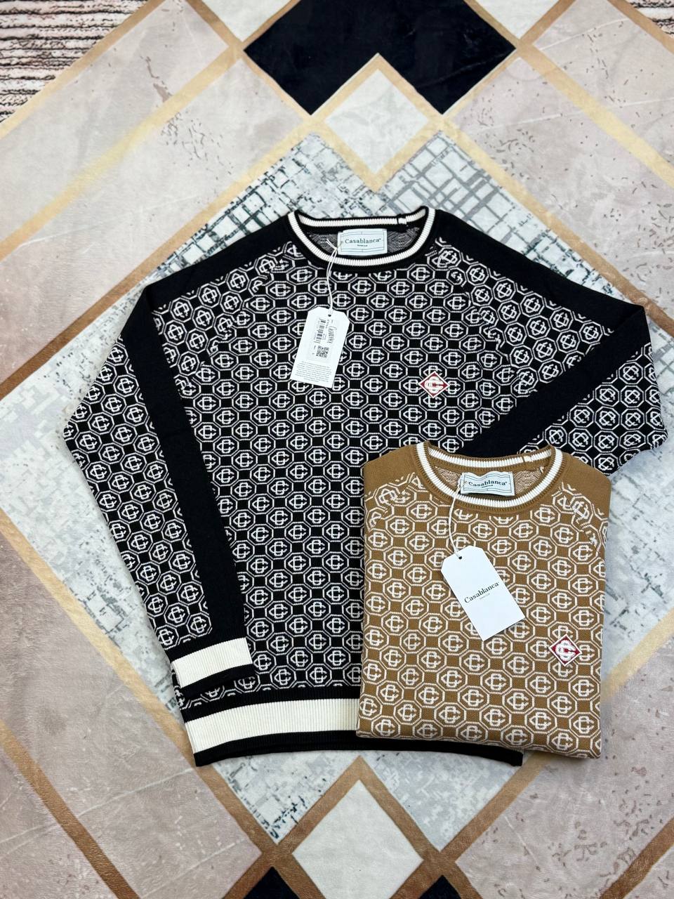 SUPERCLO QUALITY CASA BLANCAE KNITTED JUMPERS su2410