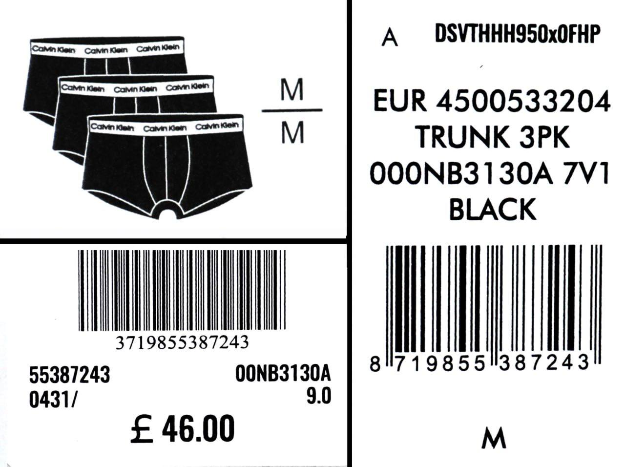 CALVIN KLEIN BOXER na1807 Pack of 3