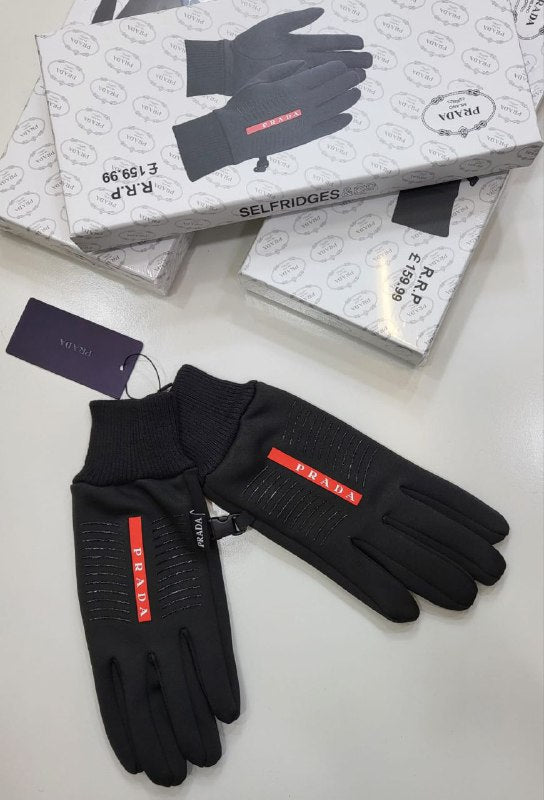 QUALITY PRAD GLOVES 🧤 + BEANIE WITH BOX ak2310