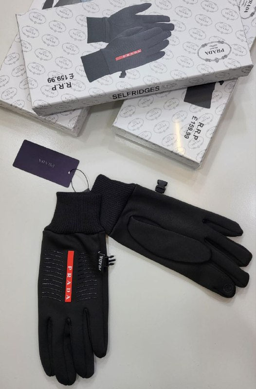 QUALITY PRAD GLOVES 🧤 + BEANIE WITH BOX ak2310