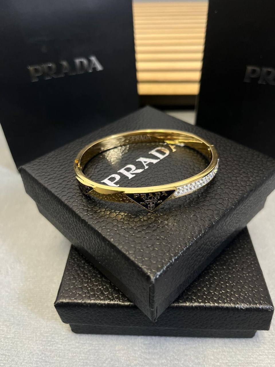 PRADA NECKLACE AND EARING AND BRACLET SET am1907