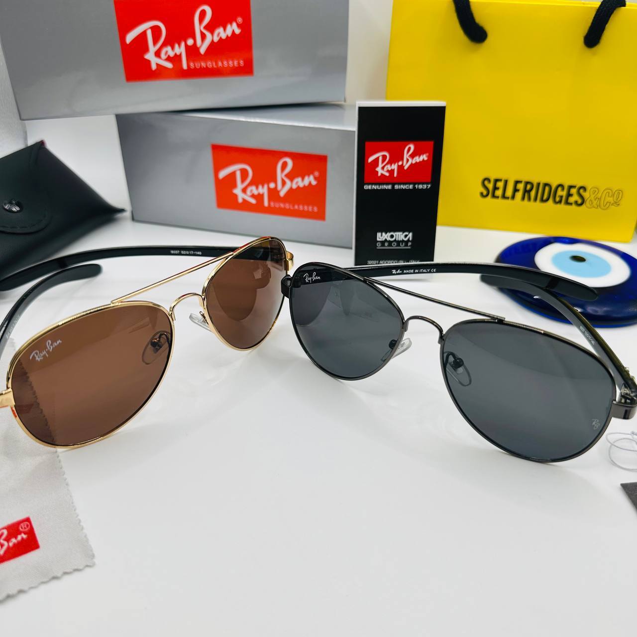 RA BAN Sunglasses with Box and paperwork to0805