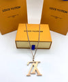 Lv necklace with box and carrier bag sa0805
