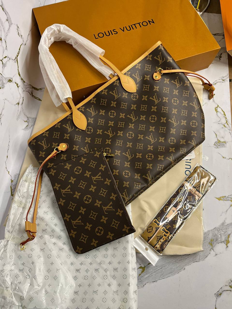 Ladies handbag LV Neverfull MM Tote Bag Supe clon am0805