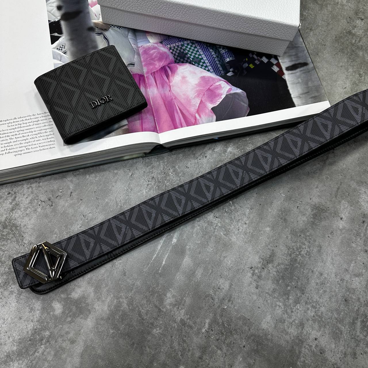 Top quality Dor gift set Belt and wallet ha2610