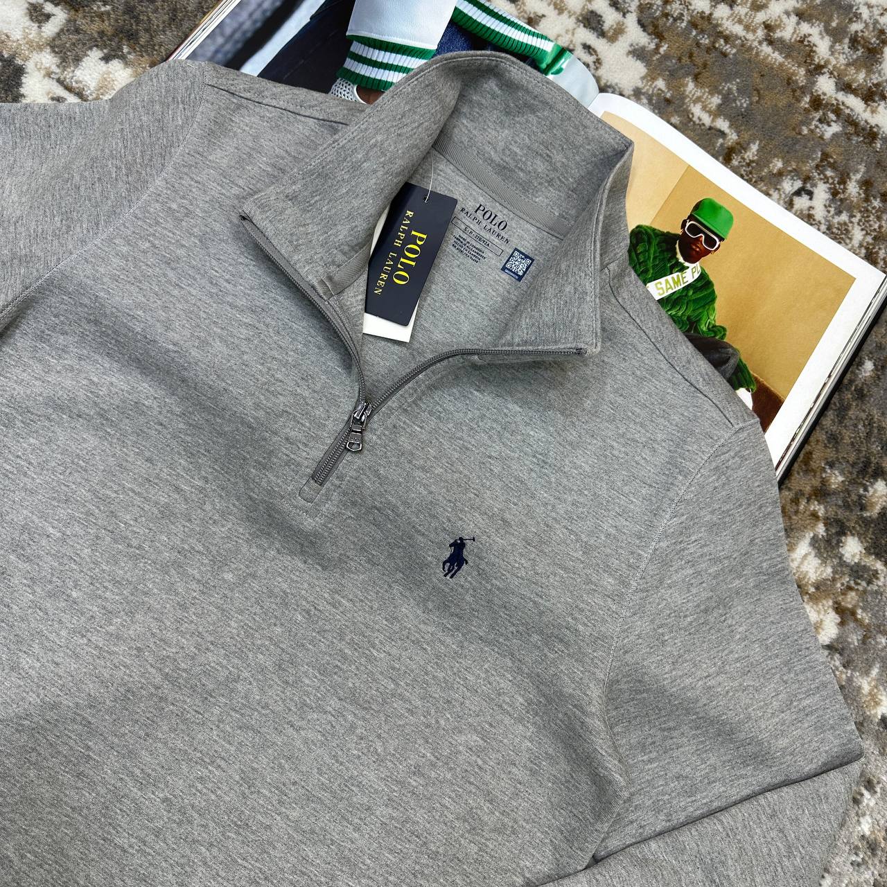 Top quality Ralphe Laurene half zip jumper ha2610