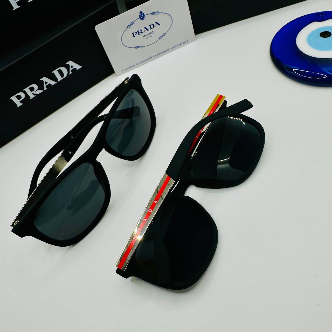 PRAD SUNGLASSES WITH BOX AND PAPERWORK to2610