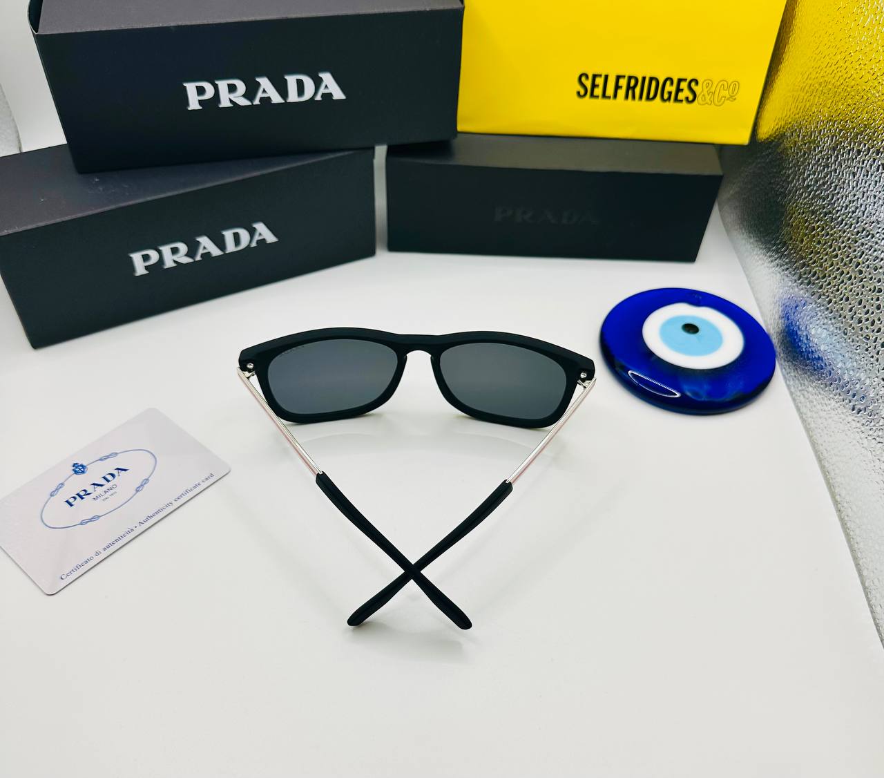 PRAD SUNGLASSES WITH BOX AND PAPERWORK to2610