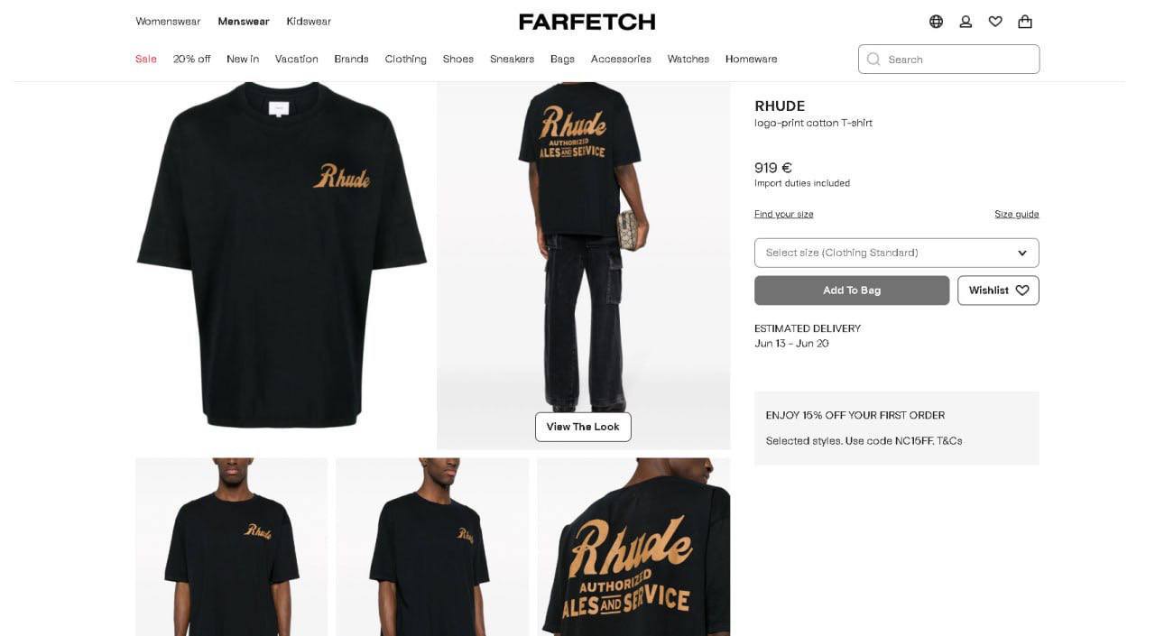 RHUDE T-SHIRTS na2307
